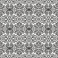 Black fantasy seamless pattern background