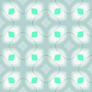 Pattern with bold stylized flowers in 1970s style N2