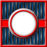 Chrome retro frame