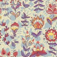 Seamless texture with flowers N78