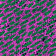 Nature inspired animal pattern with brushstrokes