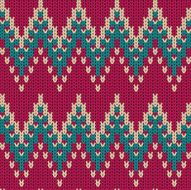 seamless zigzag vector knitted background N2