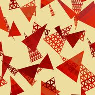 Retro pattern of geometric shapes N22