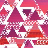 Retro pattern of geometric shapes N23