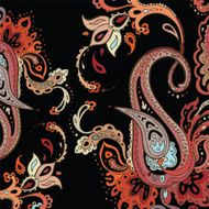 Paisley background Hand Drawn ornament