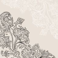 Hand Drawn Paisley ornament N2