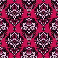 Damask Flower seamless vector pattern