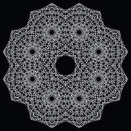 Crochet lace mandala N2