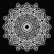 Crochet lace mandala N3