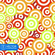 Colorful Circles Seamless Background Vector N2