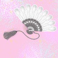 fan vintage vector background