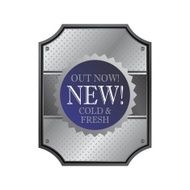 vintage sticker label N76