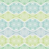 linear seamless lace pattern in green shades