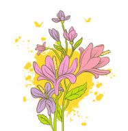 Watercolor floral