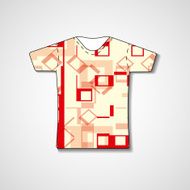 Abstract illustration on t-shirt N91
