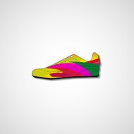 Abstract illustration on sneakers N98