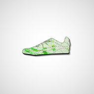 Abstract illustration on sneakers N100
