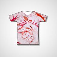 Abstract illustration on t-shirt N95