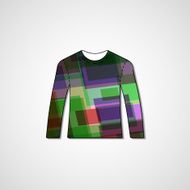 Abstract illustration on sweater N103