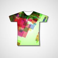 Abstract illustration on t-shirt N96