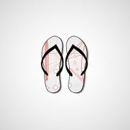 Abstract illustration on flip flops N111