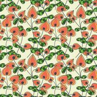 Seamless texture with flowers N79
