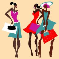 Beautiful Retro Fashion women set