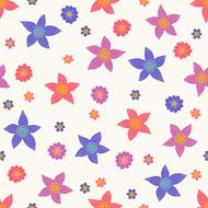 Vector seamless floral pattern N246