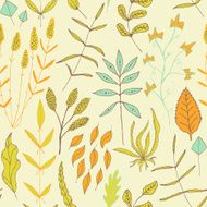 Vector Seamless background with of flowers