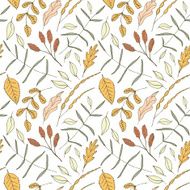 Vector Seamless background with of flowers N2