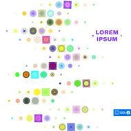 Abstract Geometric Wave Background Vector