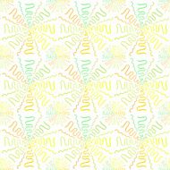 Colorful cartoon firewoks pattern on white background