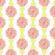 Elaborate colorful vertical pattern