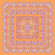 Bandana Pattern Colorful Illustration