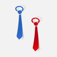 realistic design element tie N10