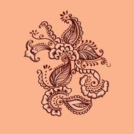 Vector floral background N23