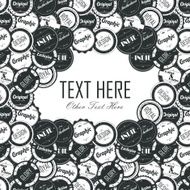 vintage sticker label N104