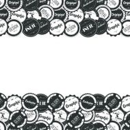 vintage sticker label N105