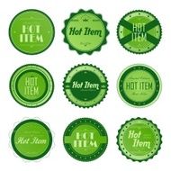 vintage sticker label N110