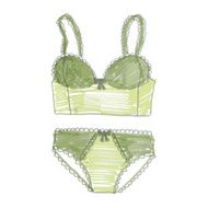 Hand drawn vector sexy lingerie set N4