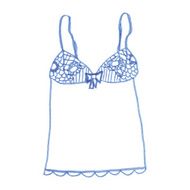 Hand drawn vector sexy lingerie set N6