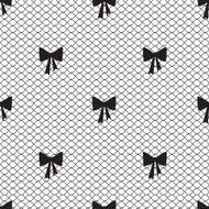 Vintage lace background small bows N2