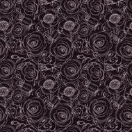 Seamless roses pattern N12