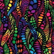 Mosaic vector seamless pattern N21