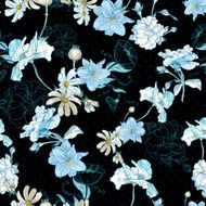 Beautiful Seamless Vintage Floral Background N2