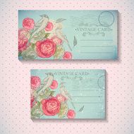 Floral Vector Vintage Card