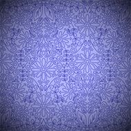 Seamless vintage floral wallpaper N2