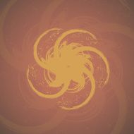Tribal tattoo - abstract background N7