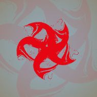 Tribal tattoo - abstract background N10