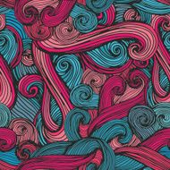 Cute abstract seamless pattern